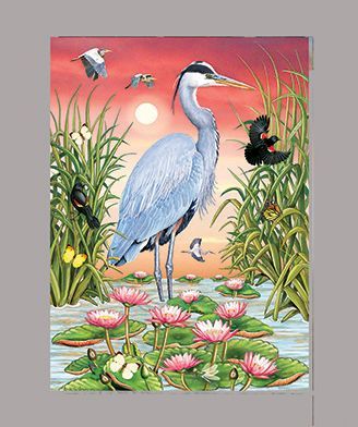 Great Blue Heron by R Solomon
