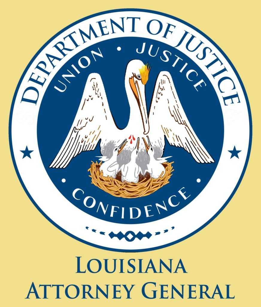 A seal for the department of justice louisiana attorney general