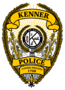 A badge for the kenner police department