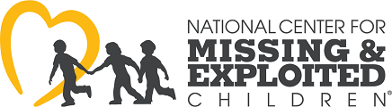 A logo for the national center for missing and exploited children