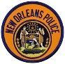 The new orleans police logo is a circle with a picture of a horse in the middle.
