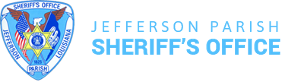 A logo for the jefferson parish sheriff 's office