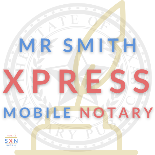 Mr. Smith Express Notary Logo