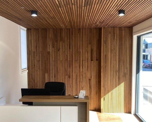 Lights In The Office — Electrician in Port Stephens, NSW