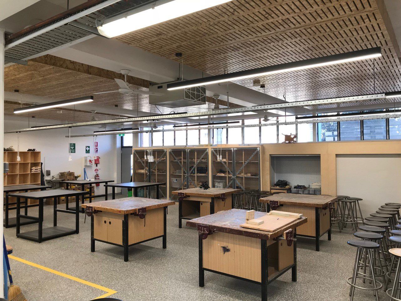Lighting in a school— Electrician in Maitland, NSW