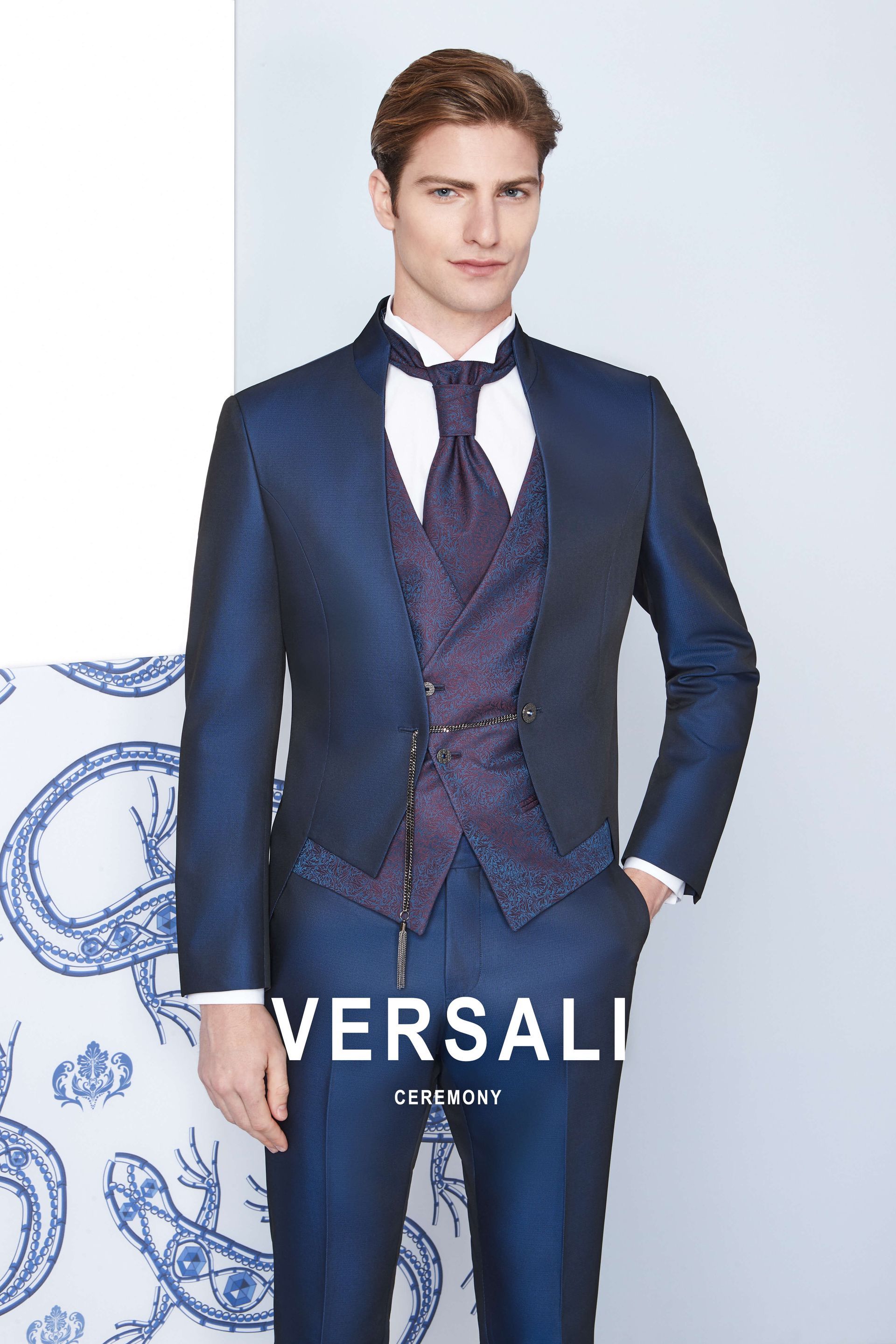 Abiti da sposo a Latina del marchio Andrea Versali, Collezione 2025, abiti sposo 06