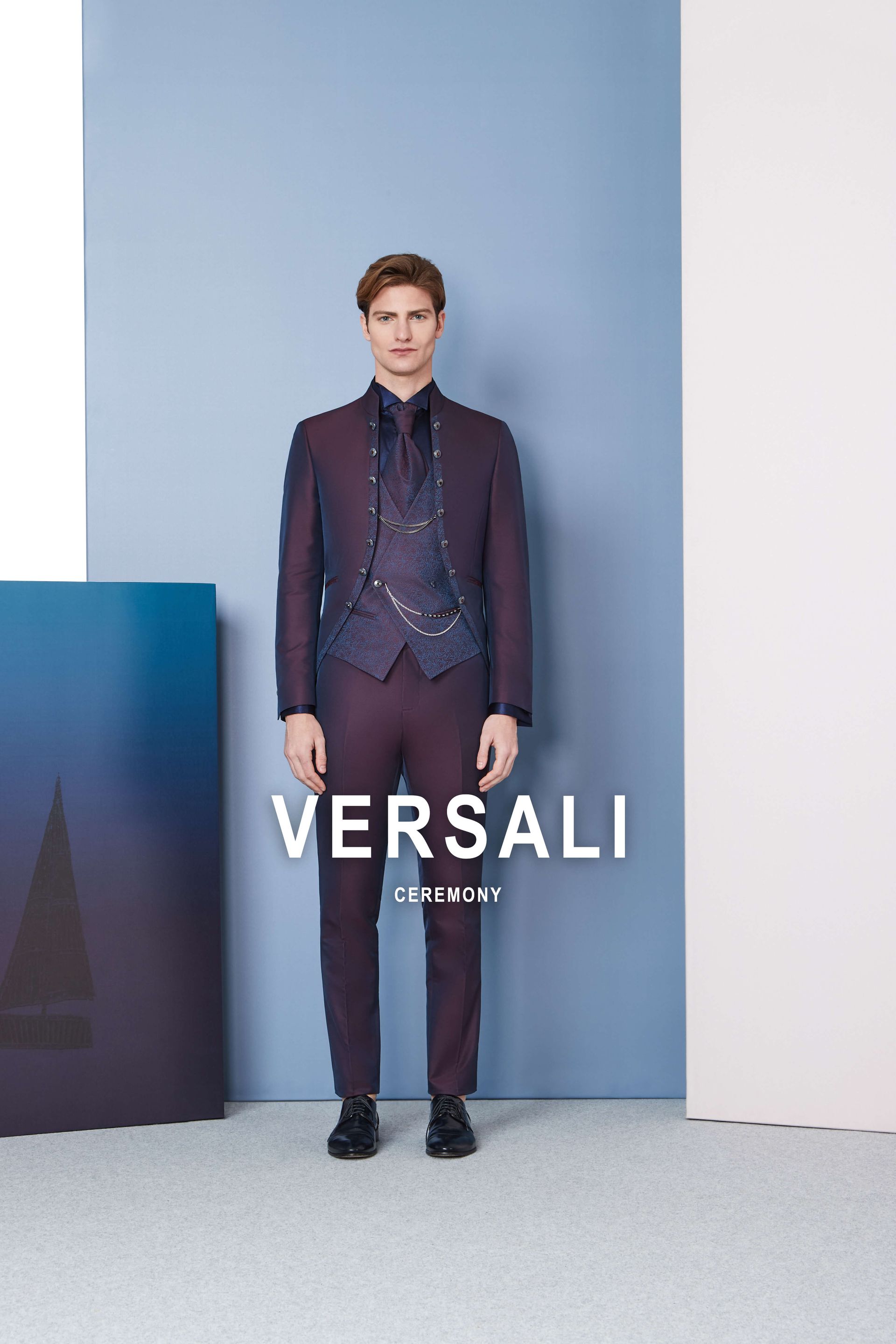 Abiti da sposo a Latina del marchio Andrea Versali, Collezione 2025, abiti sposo 04