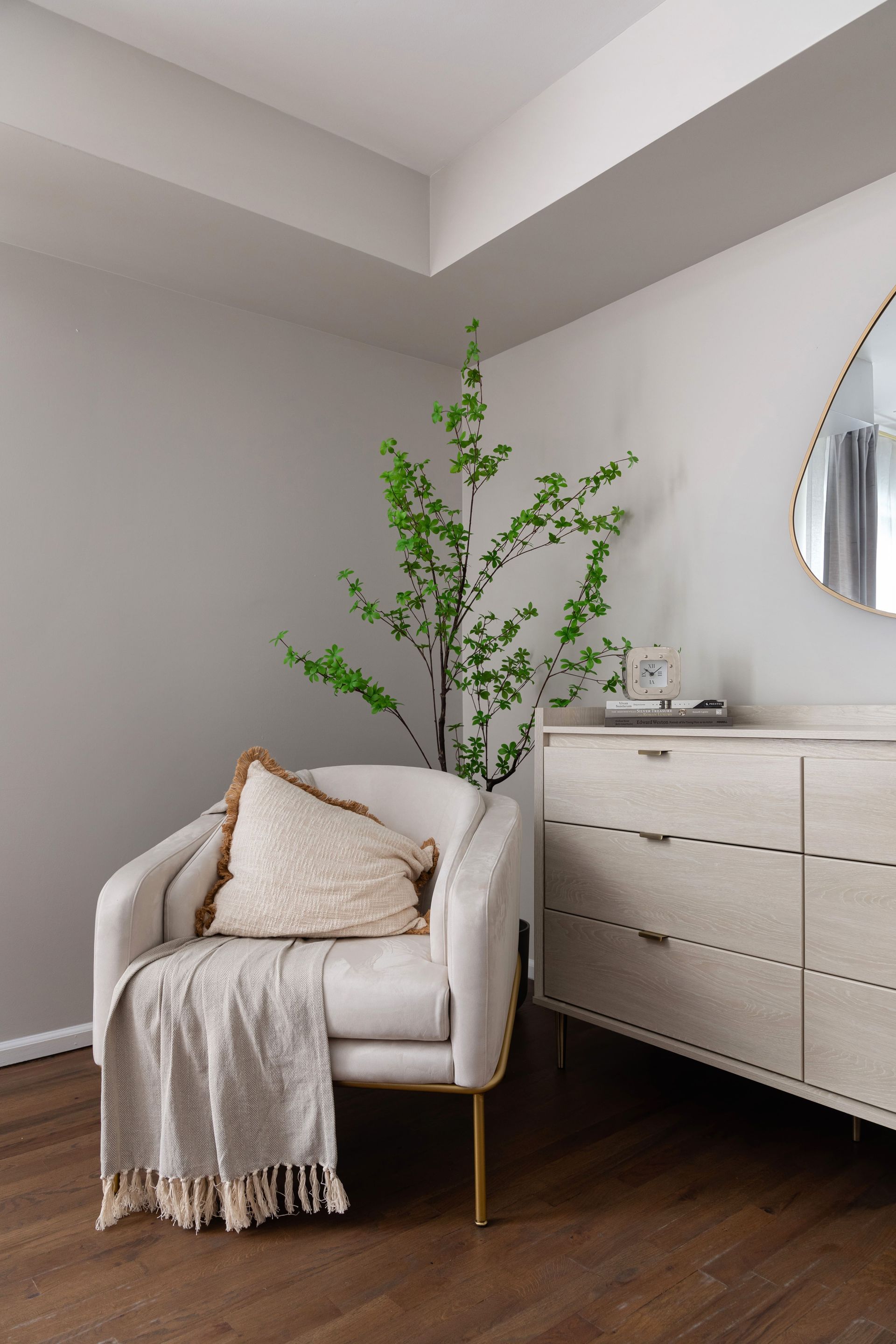 Bright bedroom at Sofia South Plainfield apartments for rent in New Jersey