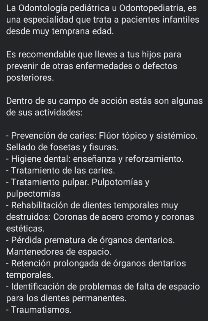 ODONTOPEDIATRA DRA JACQUELINE HUERTA VICARTTE