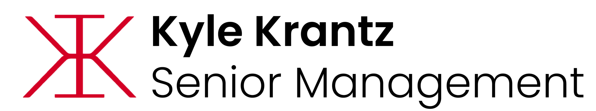 Kyle krantz senior management logo on a white background