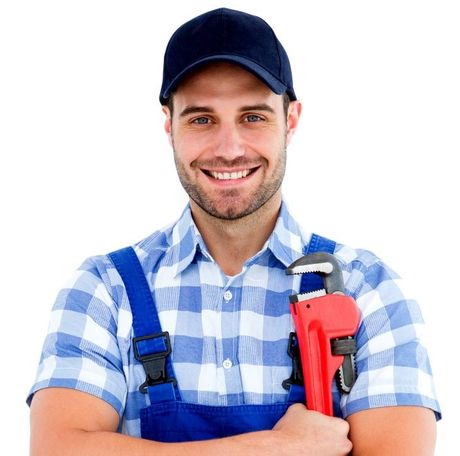 plumber smiling
