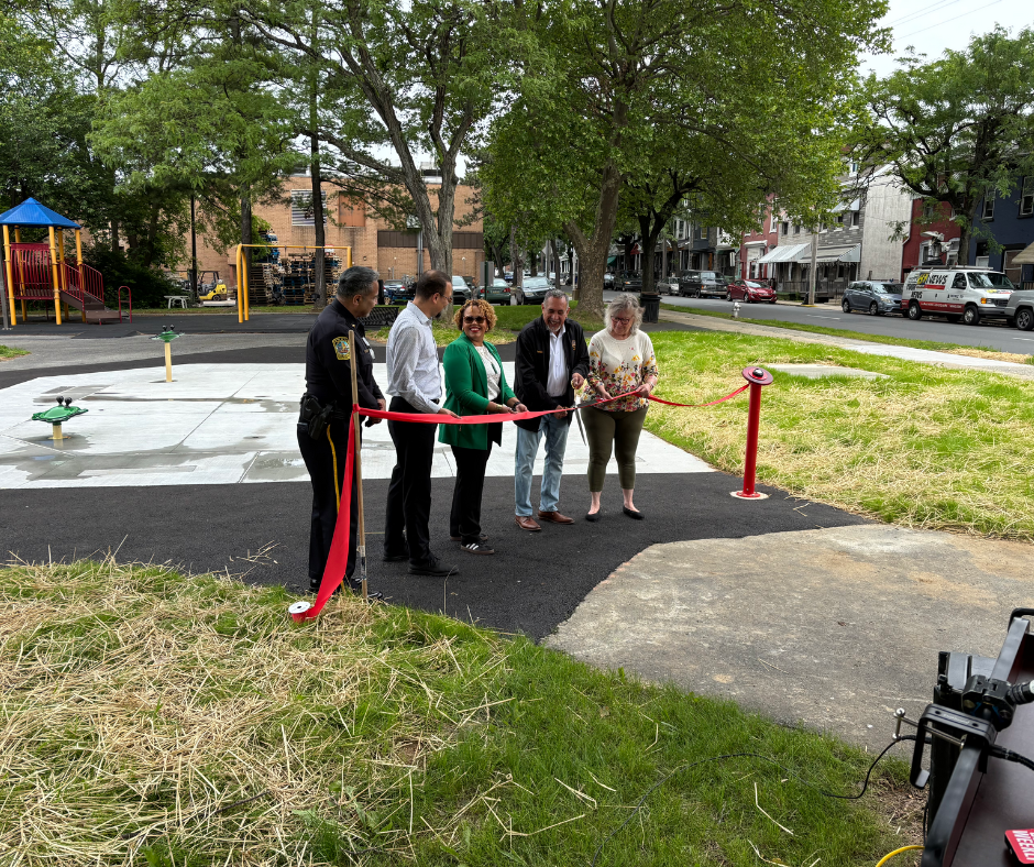 Barbey's Playground Re-Opening Ceremony in Reading, PA