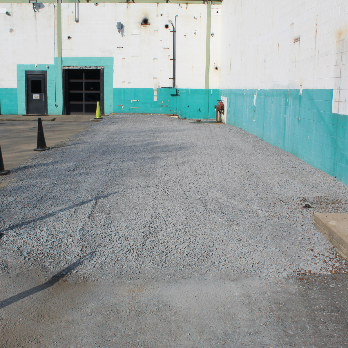 The utility pit project is completed by Empire Services.