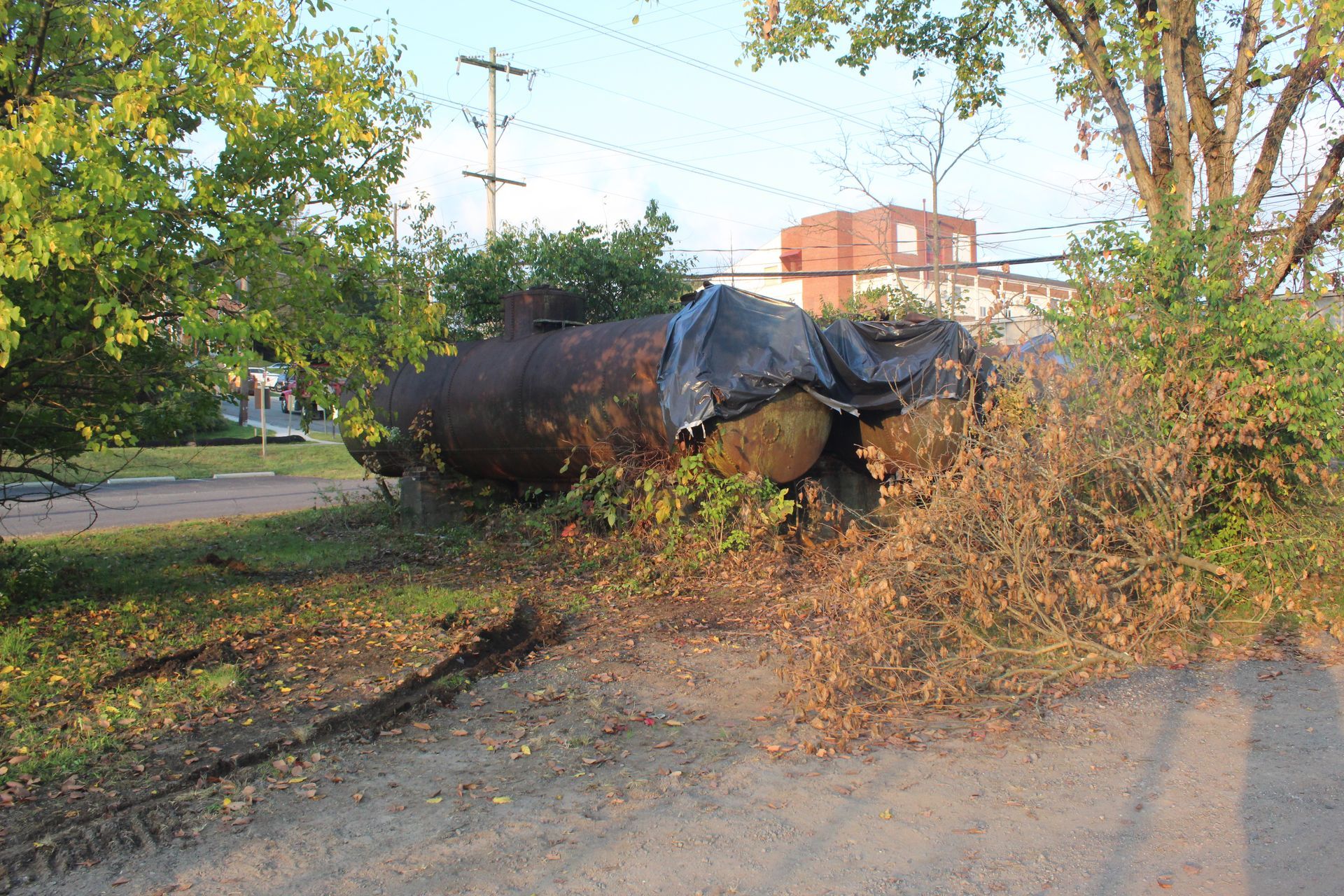 Old railcars converted into aboveground storage tanks to be removed by Empire Services.