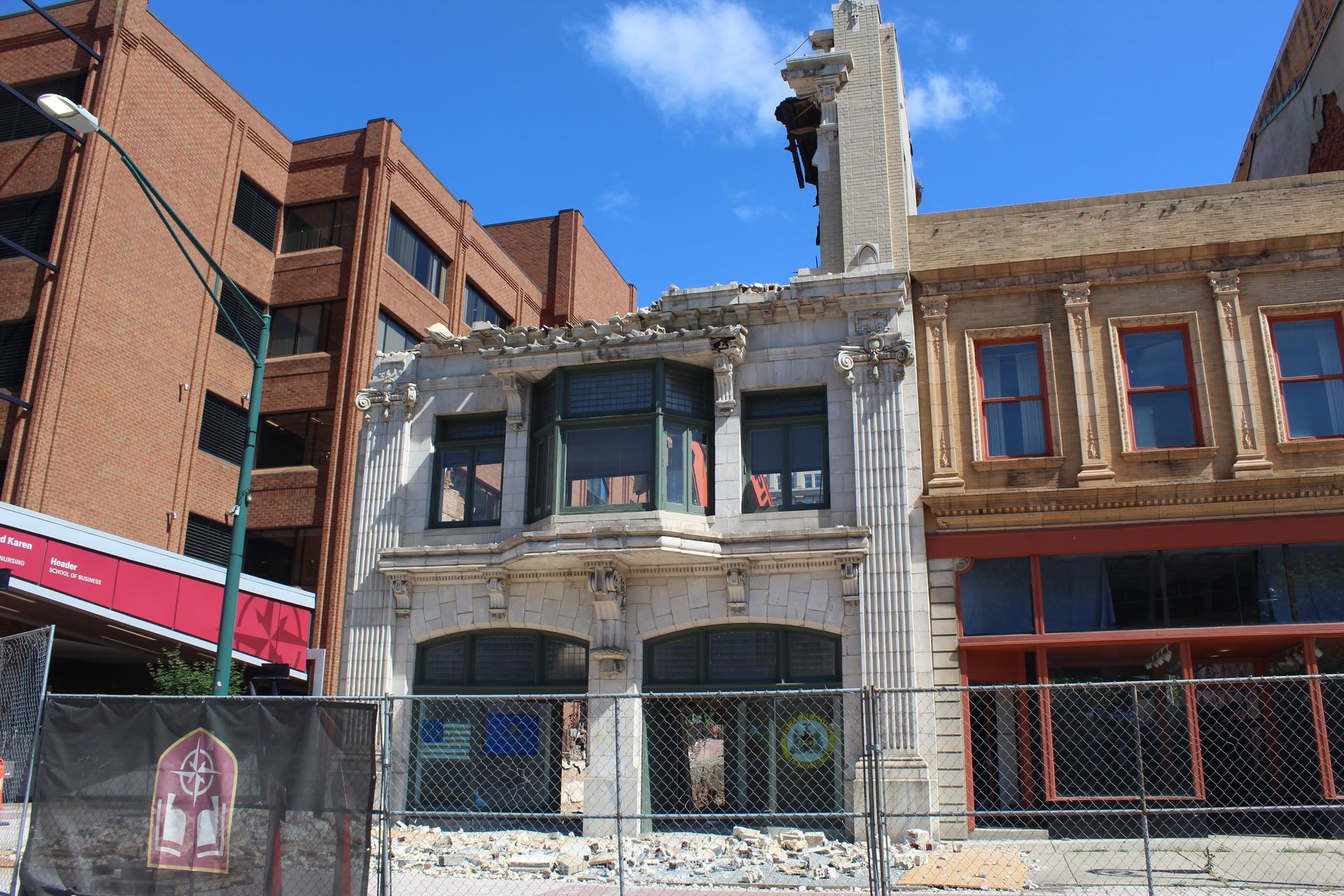 Third floor is down!