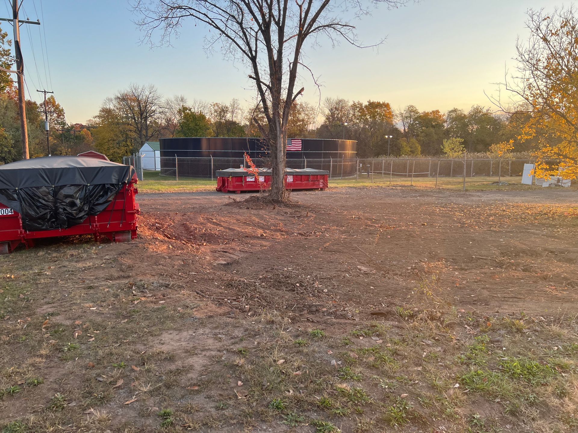 The tanks and their pedestals were safely and efficiently removed by the Empire Services team.