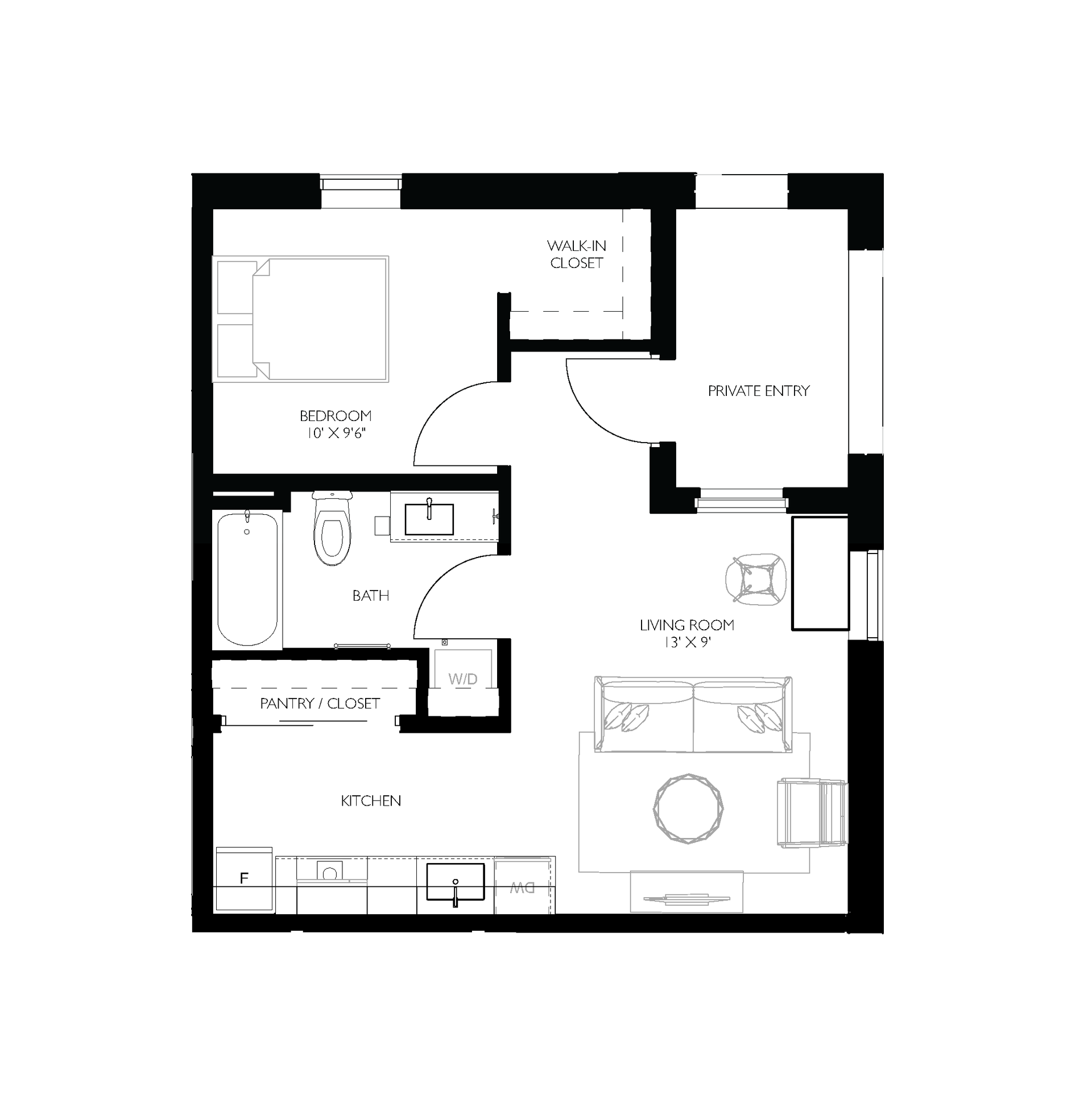 A12 W/ Balcony floorplan