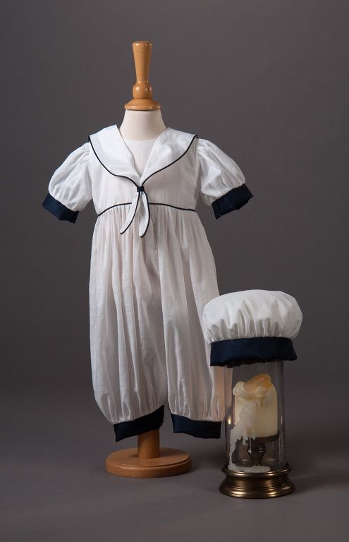 Millie Grace romper Christening Austin outfit