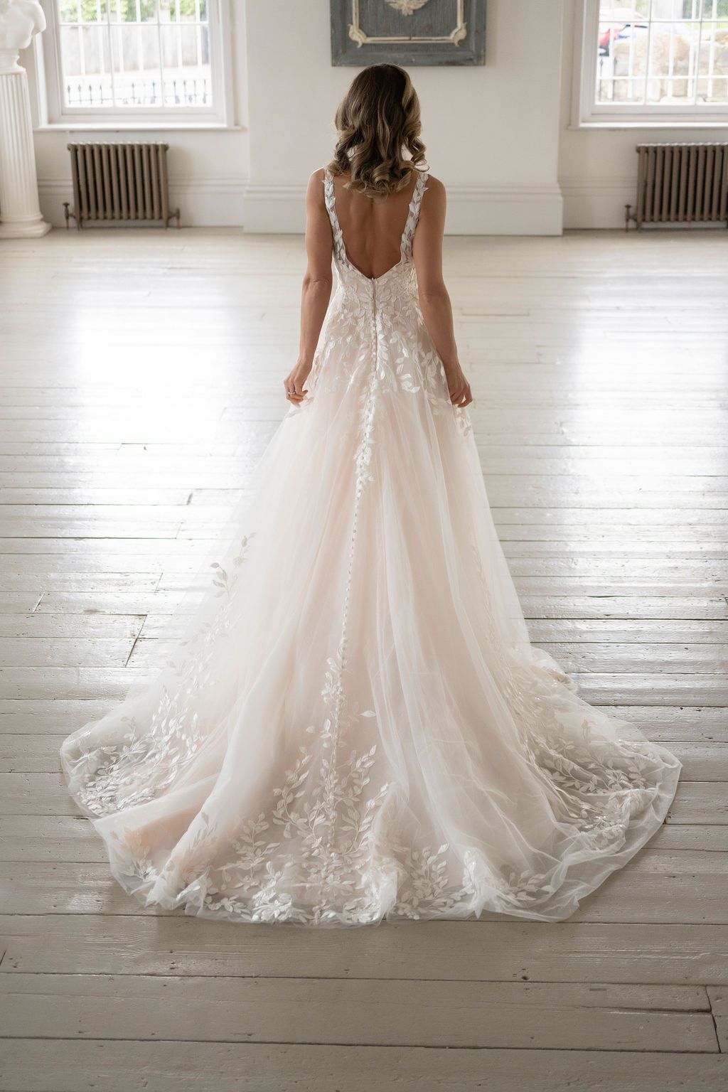Tiffanys Bridal Daintree wedding dress Ivory Blush Sale