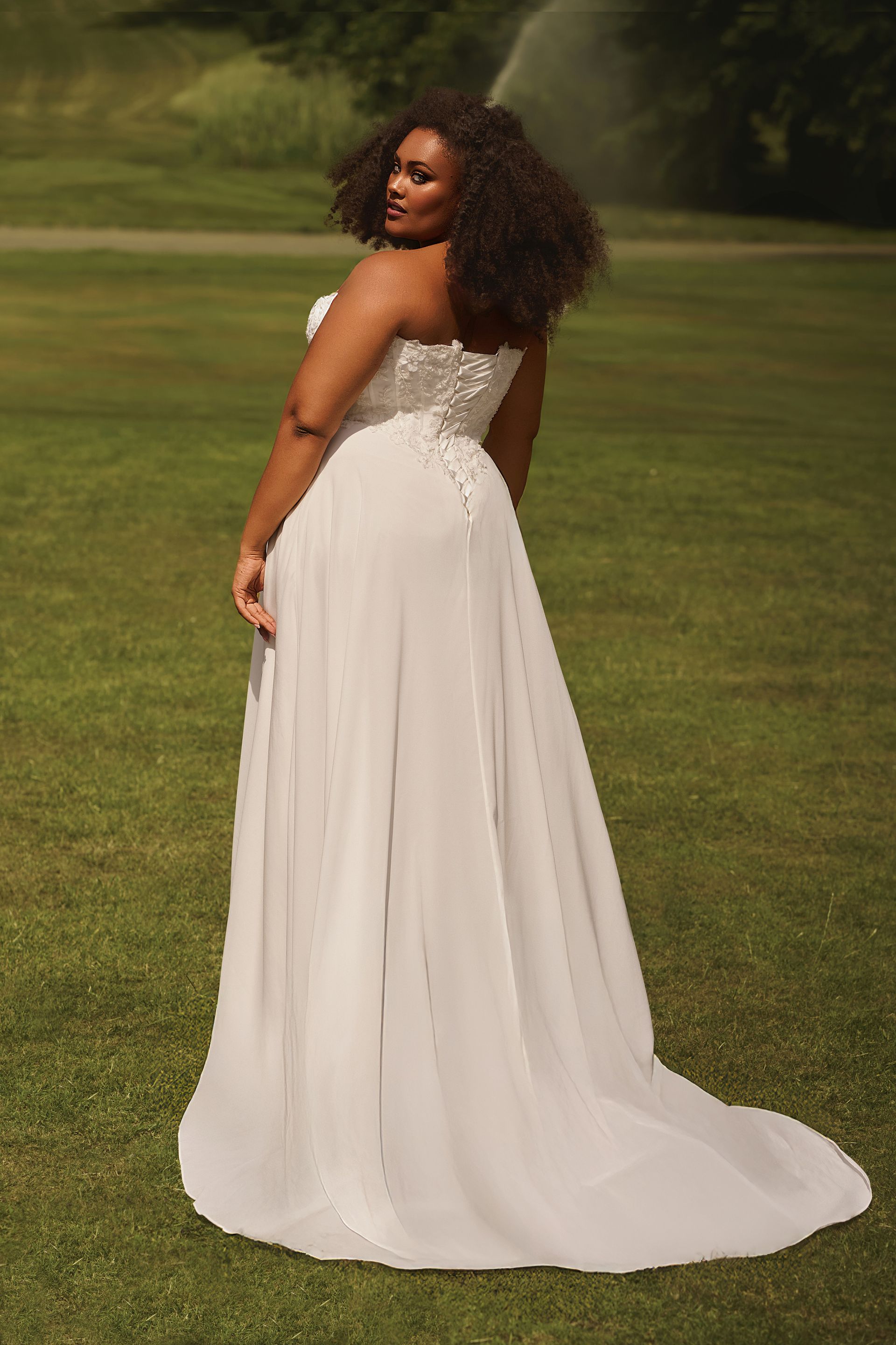 Envy by Phoenix PH8271 Curve collection wedding dress