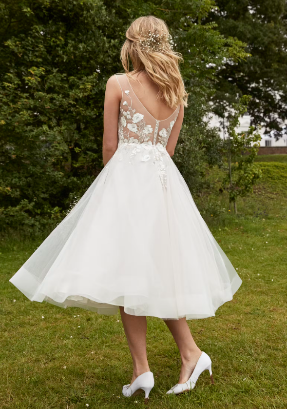 Romantica of Devon Tea-Length Nancy wedding dress