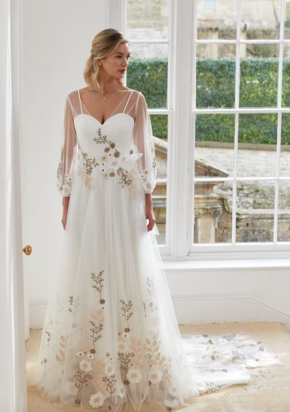 Romantica Collections Blossom Floral Wedding Dress