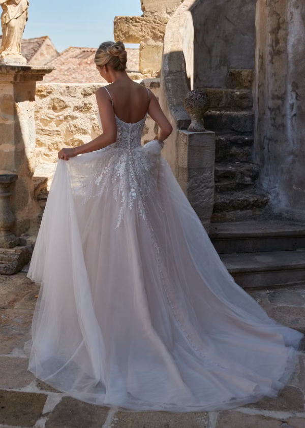 Romantica collections Annika wedding dress with detachable wedding dress cape