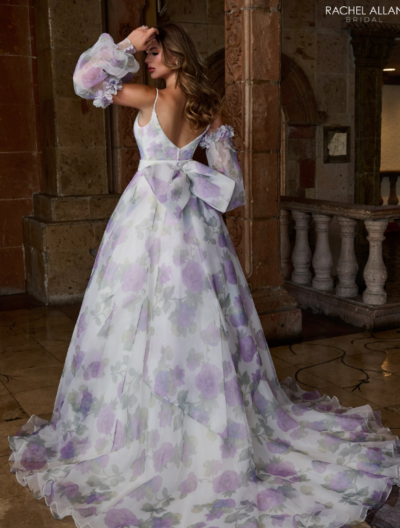 Rachel Allan RB3219 Floral Wedding dress