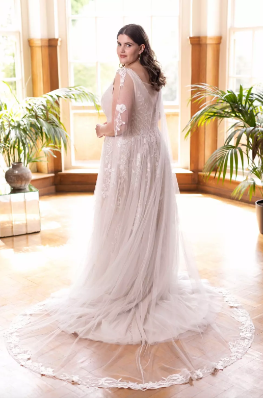 True Bride Curves Wedding Dress TCW442 Rhodes