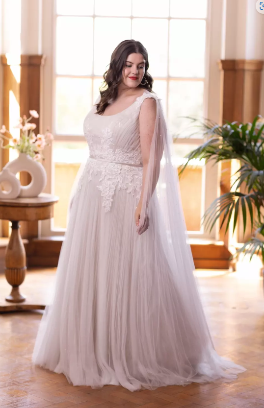 True Bride Curves wedding dress TC-W455 Amalfi