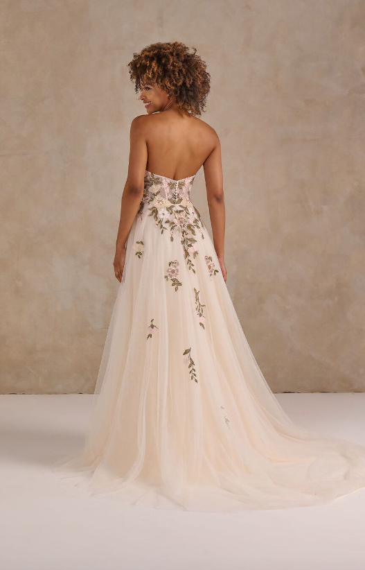 Tiffanys Bridal Timeless TM6614 floral wedding dress Sale