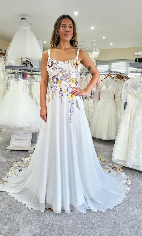 Private Label floral wedding dress 6161