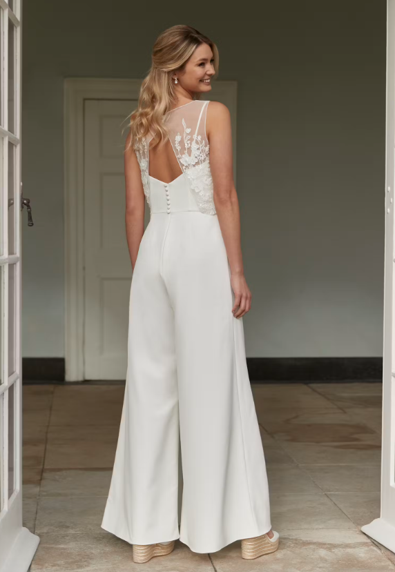 Romantica of Devon Tilly wedding bridal Jumpsuit