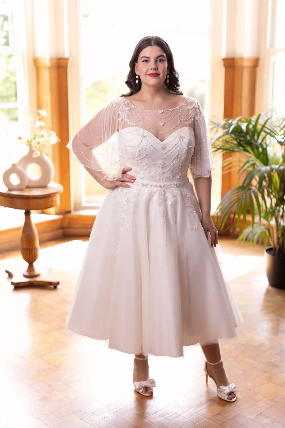 True Bride Brighton Belle Lexington W457 Tea Length Wedding dress