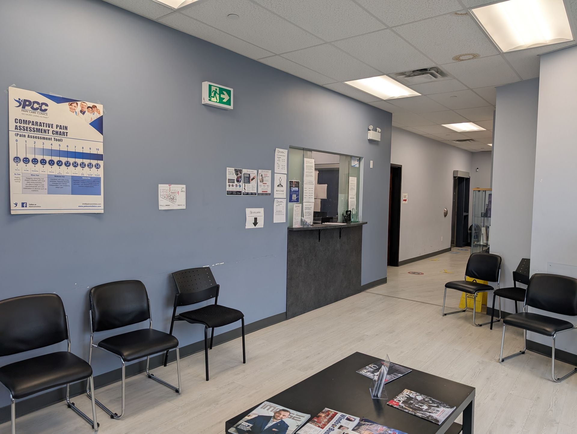 CARE Institute Howard waiting room