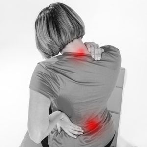 Woman with back pain-physiotherapy