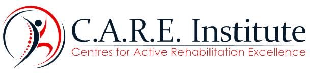 The logo for c.a.r.e. institute centres for active rehabilitation excellence