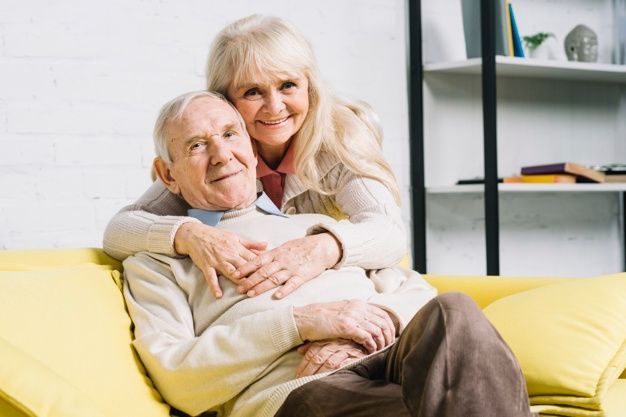 old man and woman