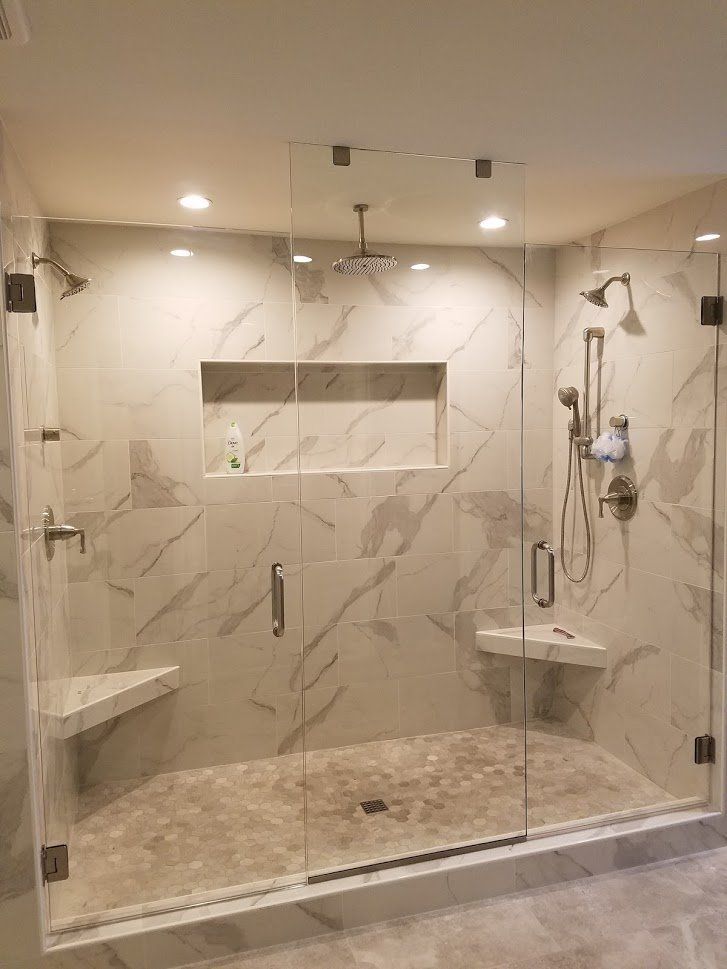 glass shower door installation