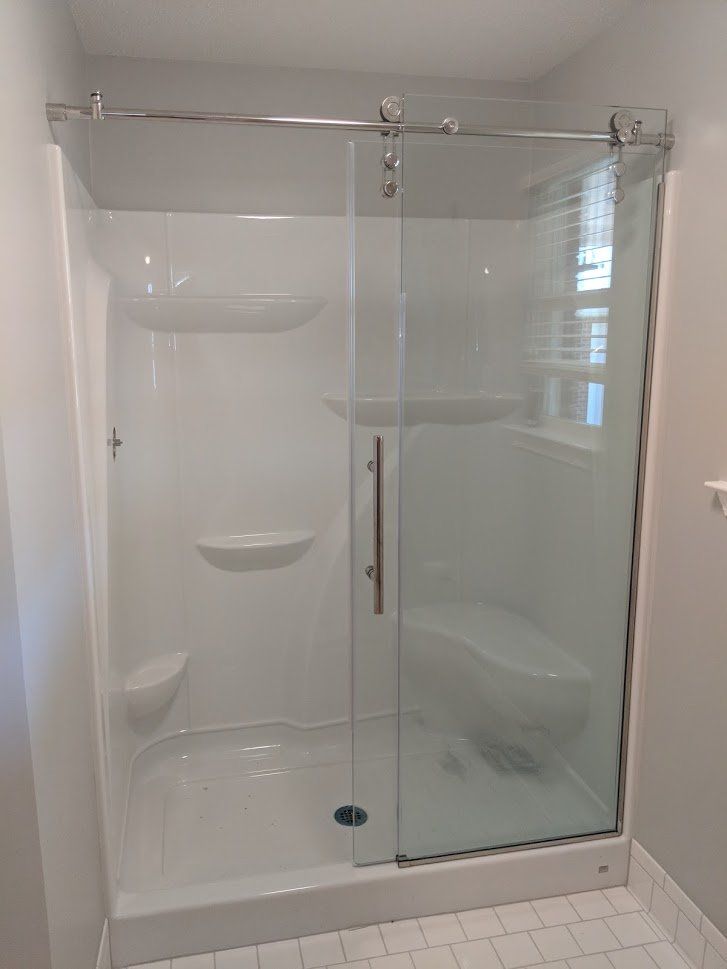 glass shower door installation