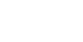 A logo for woodburners fireplace and gas logs with a fire coming out of it.