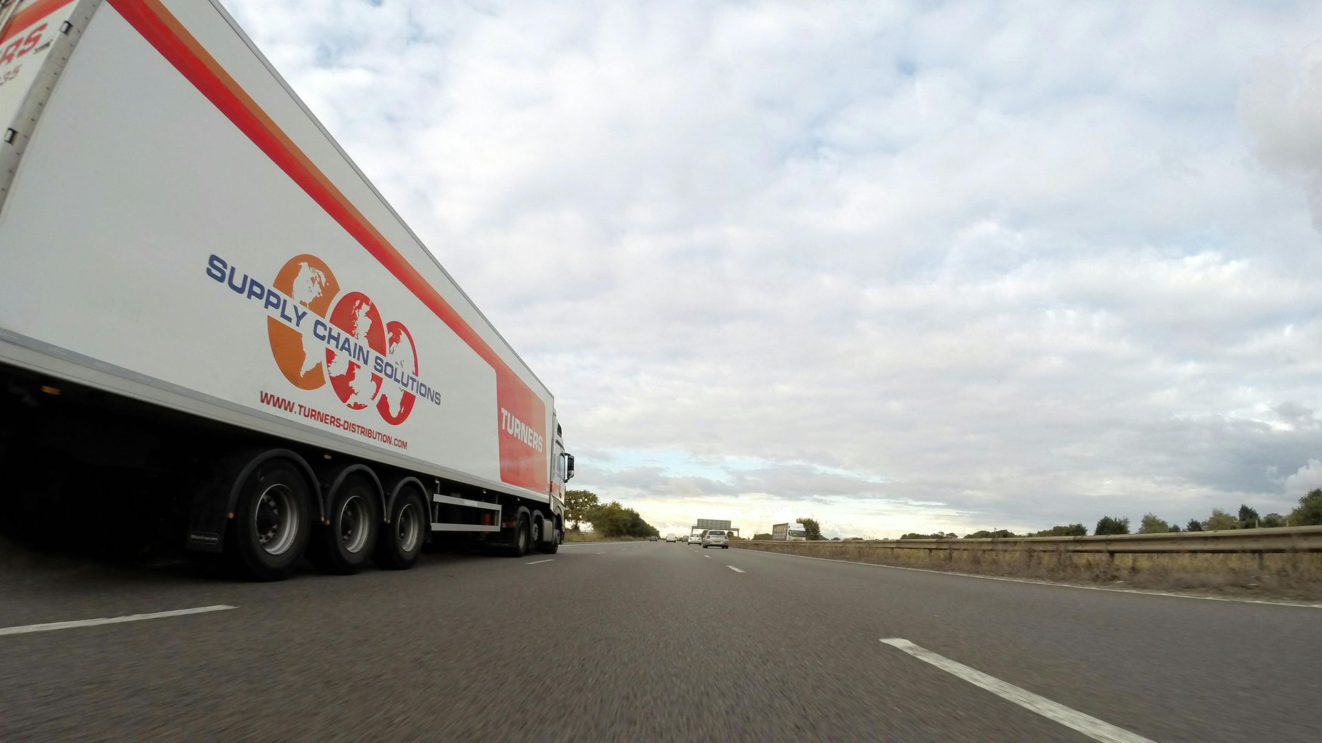 Box truck on Oklahoma highway requiring regular maintenance and repair services