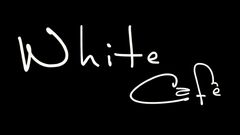 logo white cafè