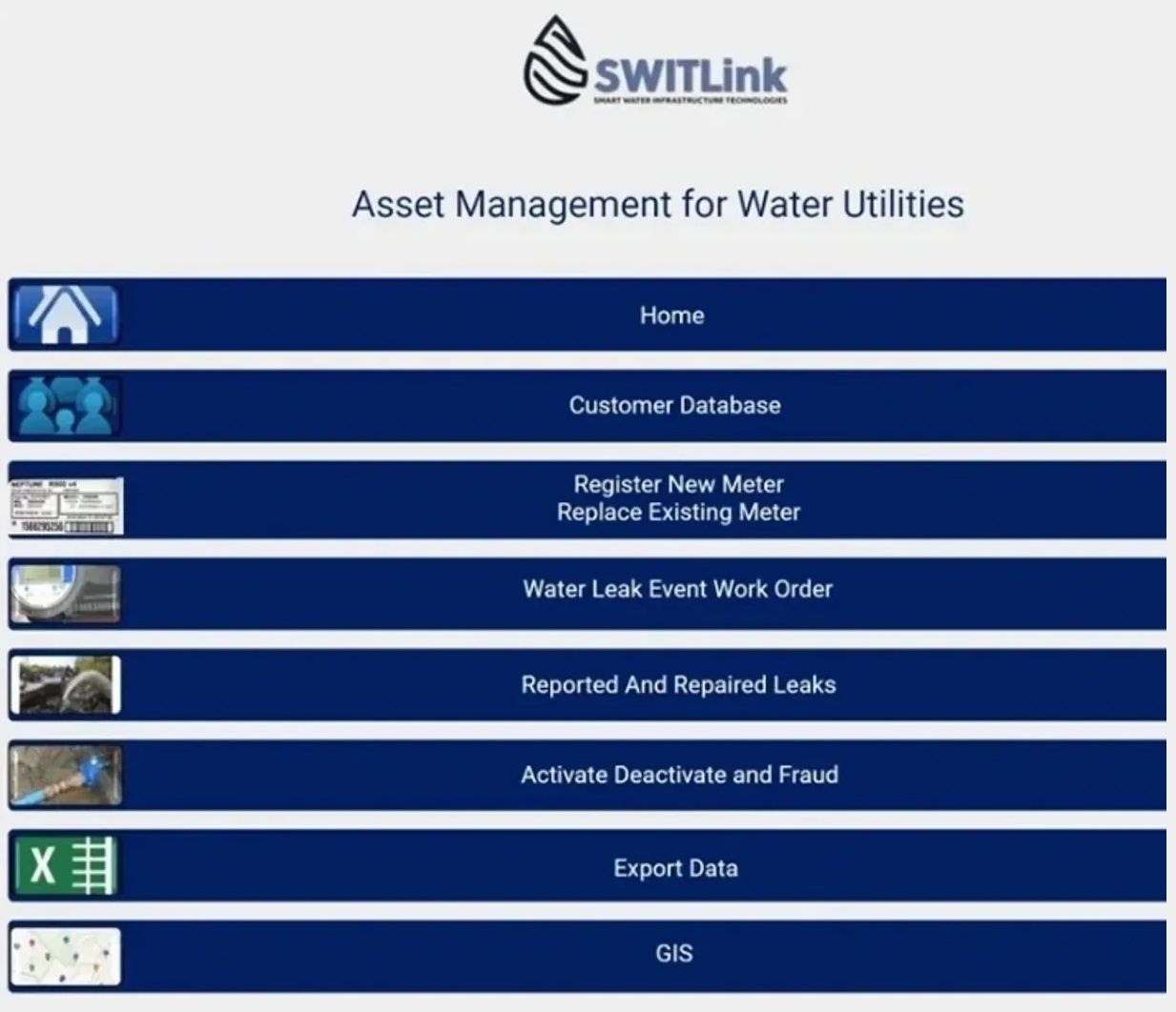 Asset Management for Water Utilities Dashboard