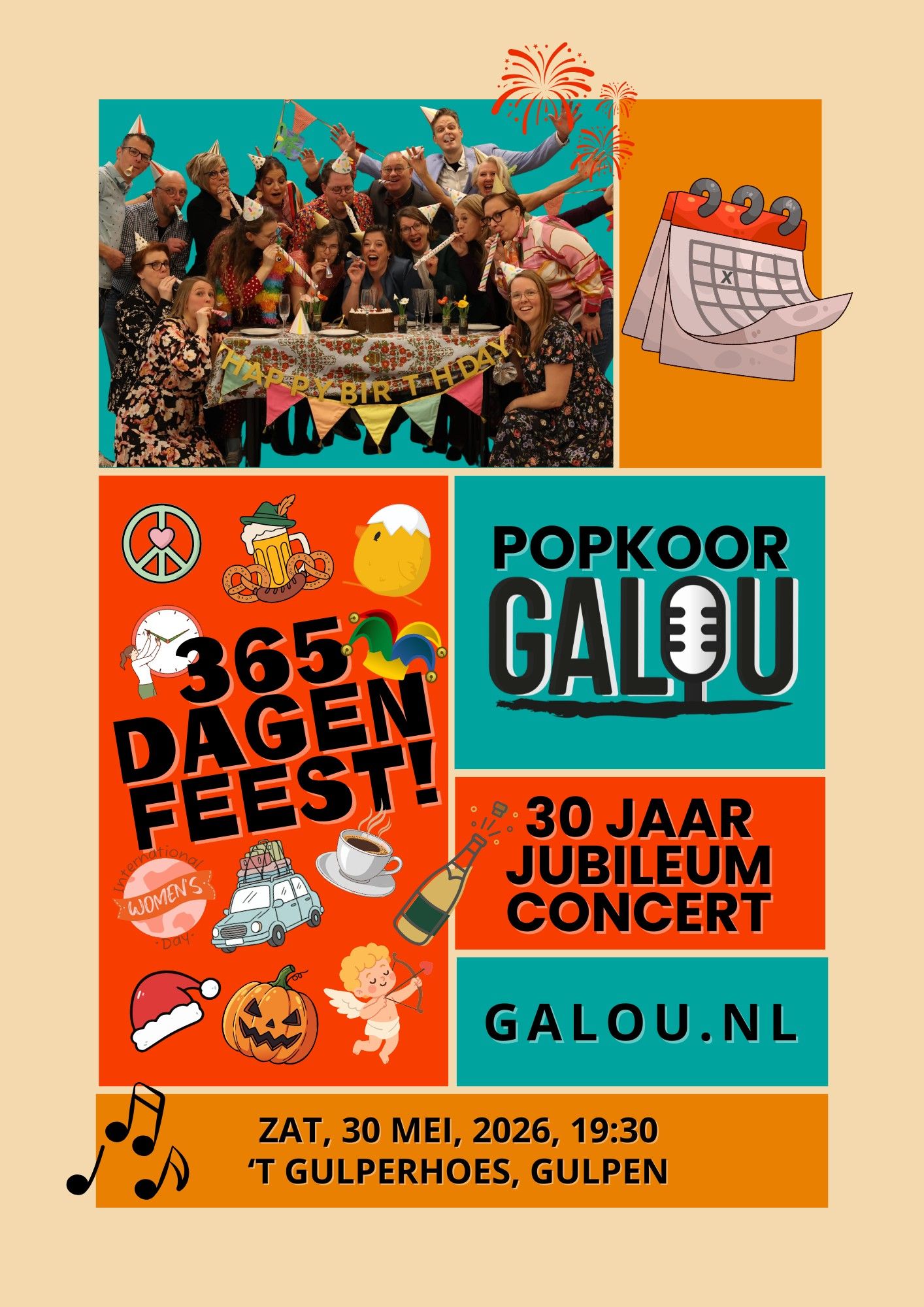 galou verjaardag popkoor gulpen limburg