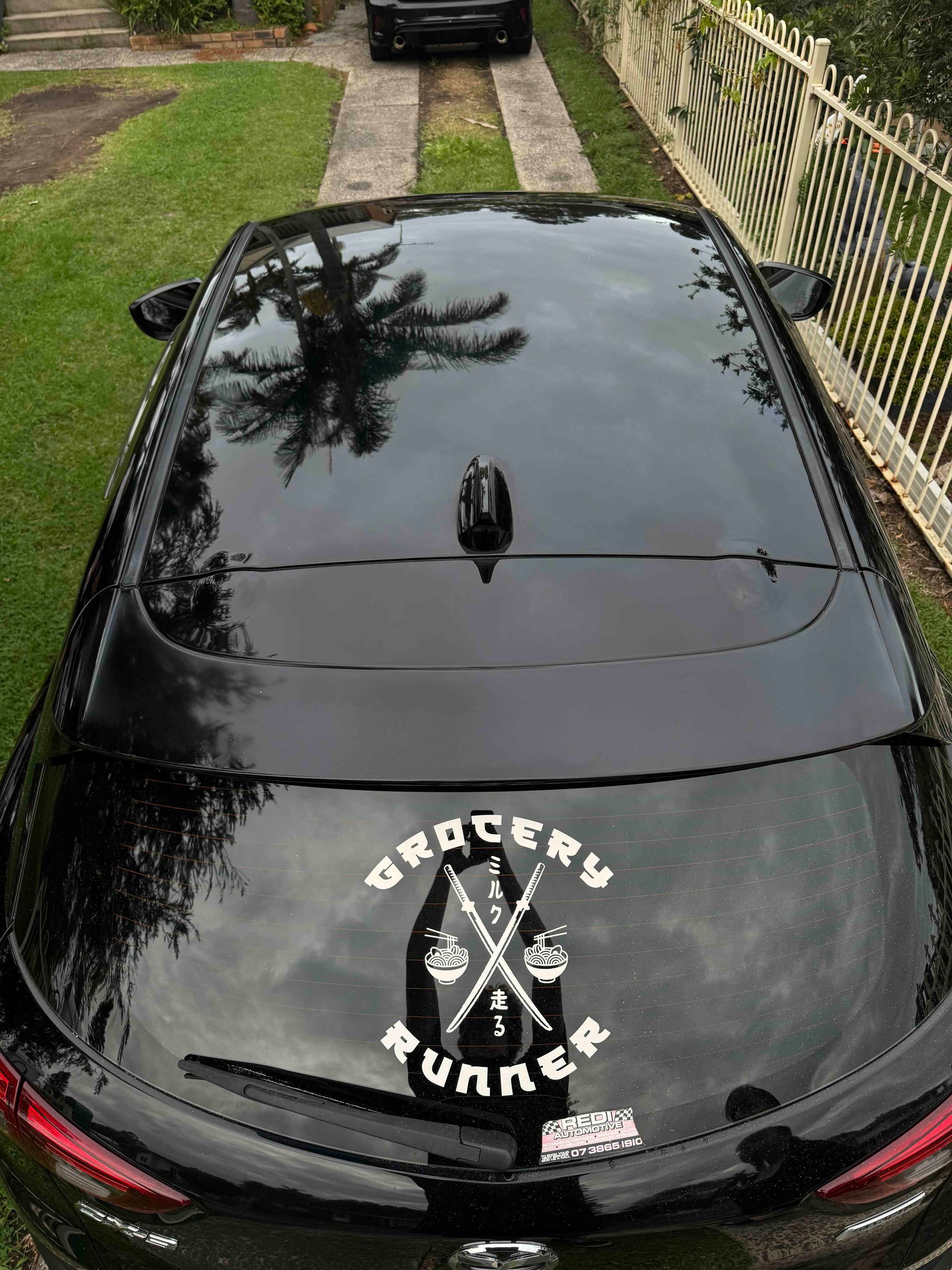 Black car with 