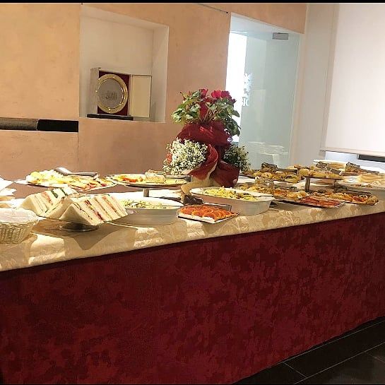 Allestimento del buffet