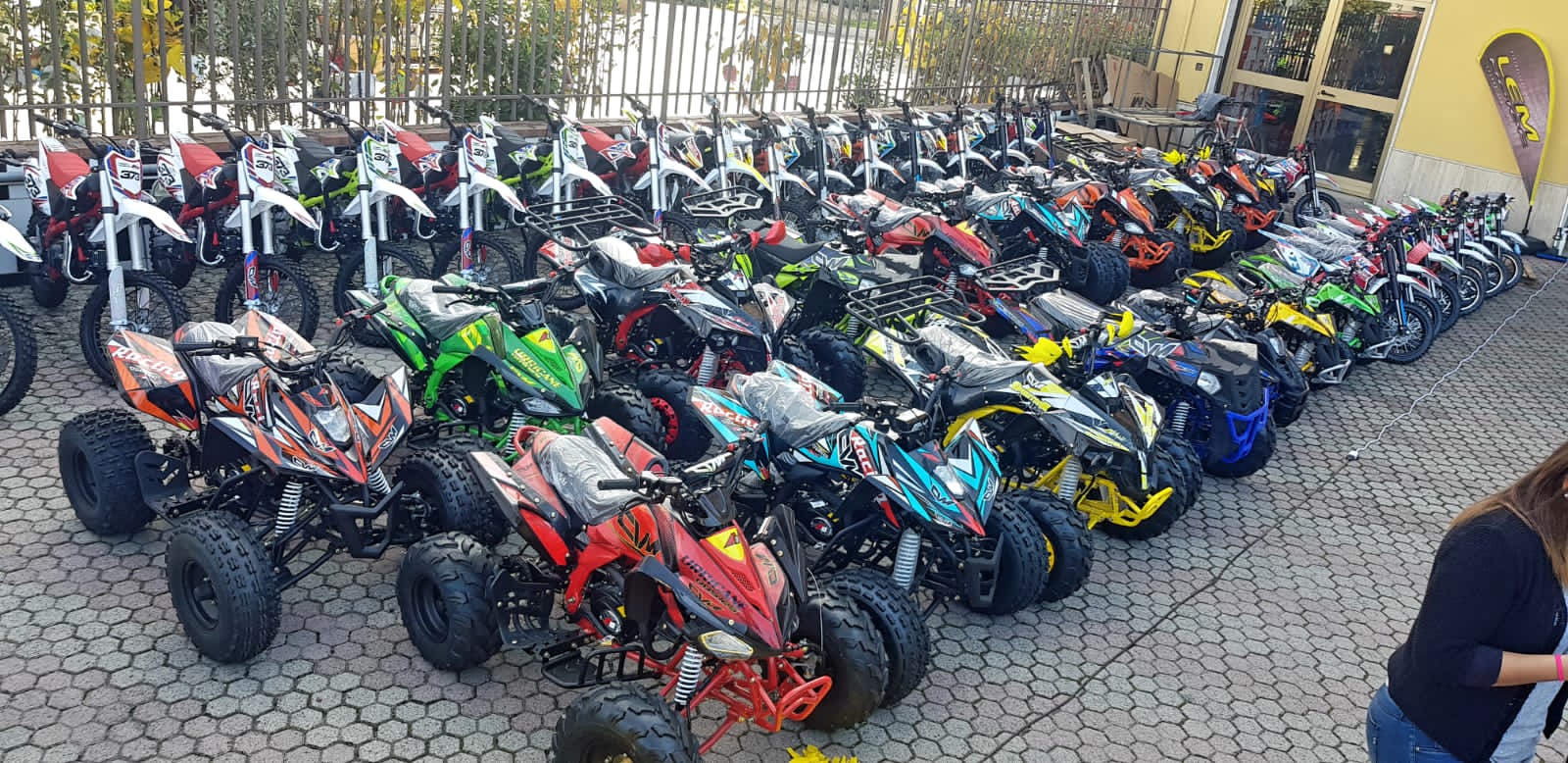 esposizione mini moto e mini quad