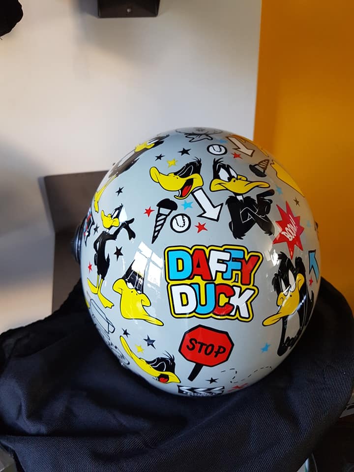 casco bambini grigio