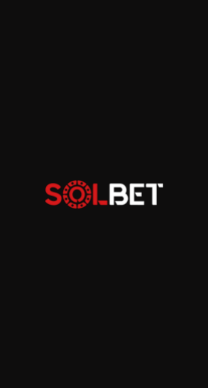 Solbet logo en fondo negro